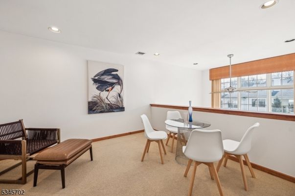 Dining room, Interior, Recessed Lighting