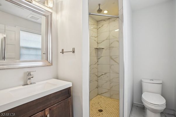 Bathroom, Glass Shower, Interior, Marble Walls