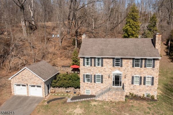 Attached, Detached Garage, Exterior, Facade, Brick Facade, Georgian