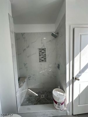 Bathroom, Glass Shower, Interior, Marble Walls