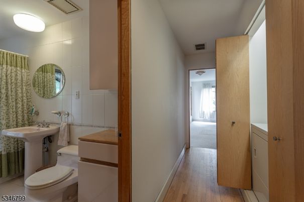 Bathroom, Interior, Wood Texture Flooring