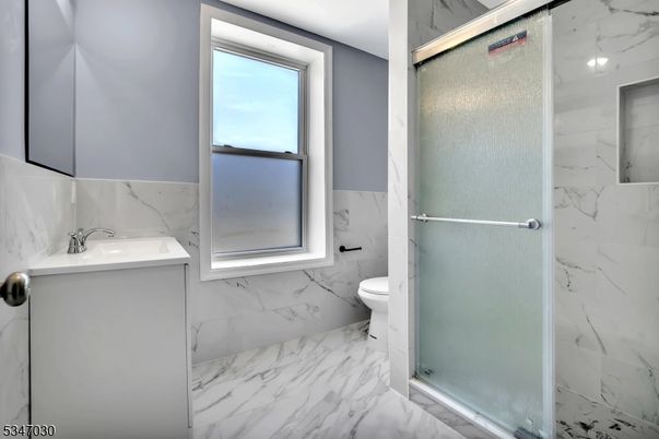 Bathroom, Glass Shower, Interior, Marble, Marble Walls