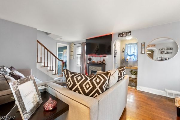 Fireplace, Interior, Living room, Wood Texture Flooring