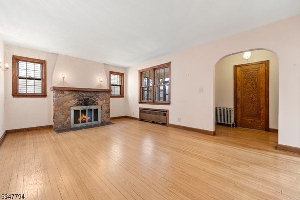 Empty room, Fireplace, Interior, Wood Texture Flooring