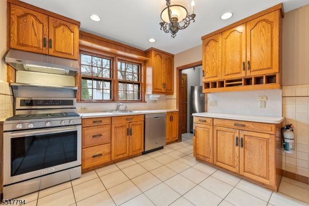 Interior, Kitchen, Recessed Lighting, Stainless Steel Appliances