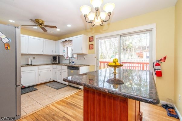 Chandelier, Interior, Kitchen, Recessed Lighting, Wood Texture Flooring