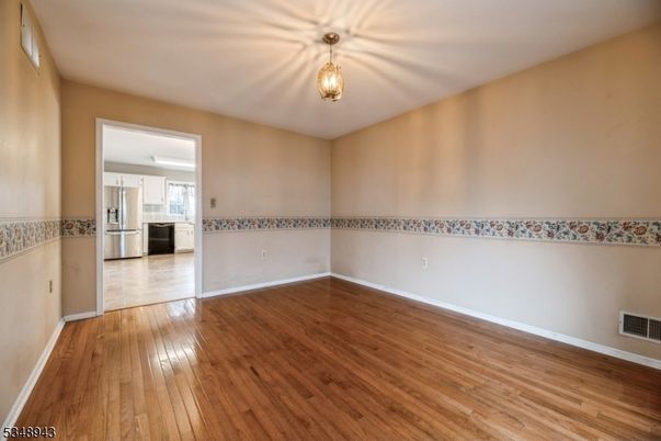 Empty room, Interior, Kitchen, Wood Texture Flooring