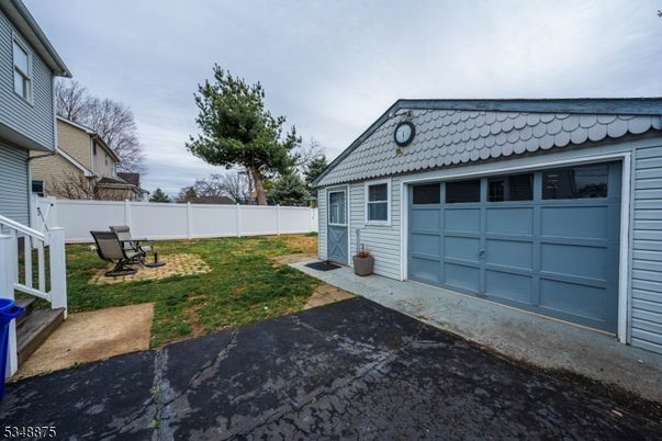 Backyard, Detached Garage, Exterior
