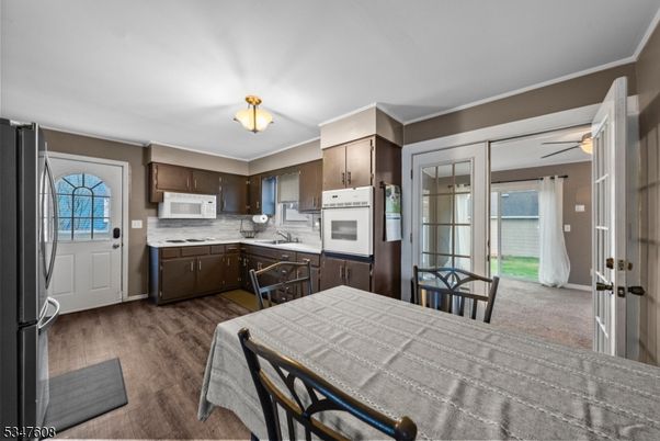 Dining room, Interior, Kitchen, Wood Texture Flooring