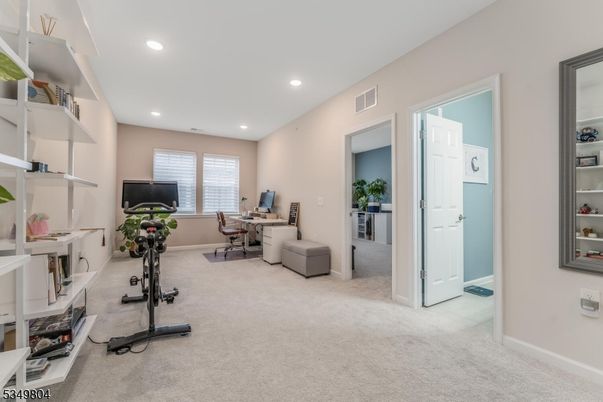 Fitness Equipment, Home Office, Interior, Recessed Lighting