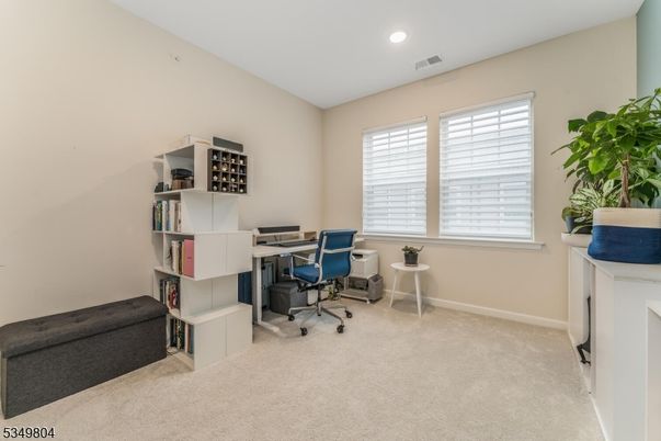 Home Office, Interior, Recessed Lighting