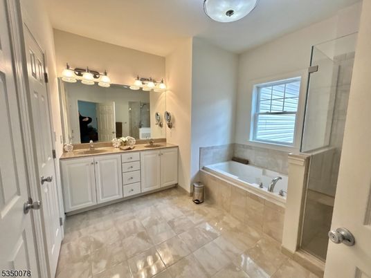 Bathroom, Dual Sink Vanities, Glass Shower, Interior
