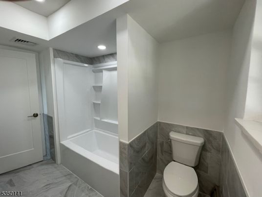 Bathroom, Interior, Marble, Recessed Lighting