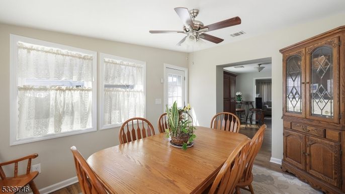 Dining room, Interior, Wood Texture Flooring