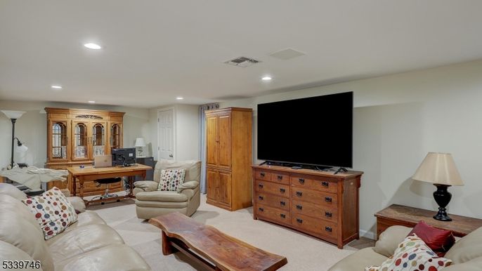 Home Office, Interior, Living room, Recessed Lighting