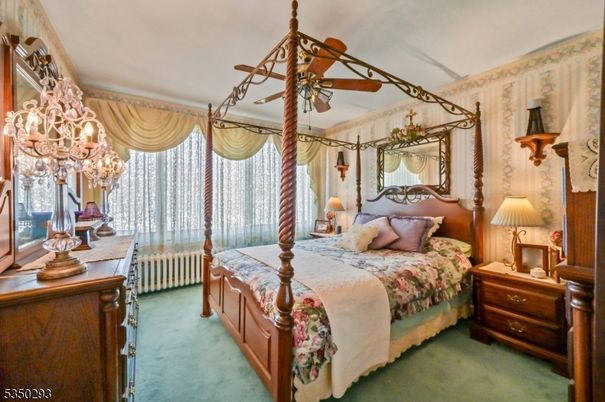 Bedroom, Chandelier, Interior