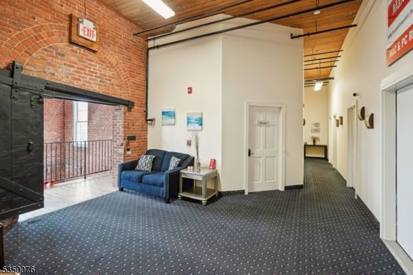 Interior, Stone Walls, Wooden Ceilings