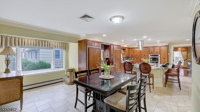 Dining room, Interior, Kitchen, Recessed Lighting, Stainless Steel Appliances