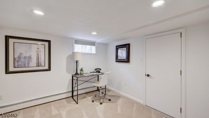 Home Office, Interior, Recessed Lighting