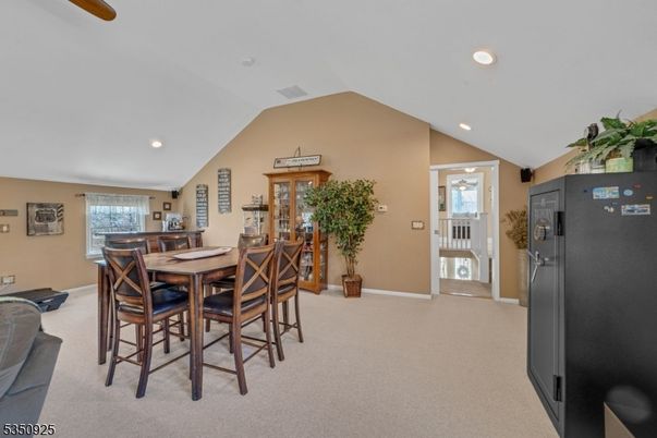 Dining room, Interior, Recessed Lighting