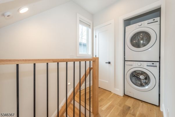 Interior, Recessed Lighting, Utility Closets, Washer, Wood Texture Flooring