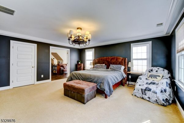 Bedroom, Chandelier, Interior