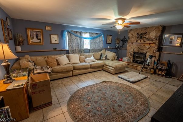 Fireplace, Interior, Living room, Stone Walls