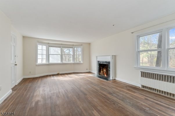 Empty room, Fireplace, Interior, Wood Texture Flooring