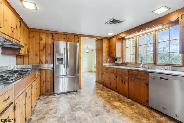 Interior, Kitchen, Recessed Lighting, Stainless Steel Appliances