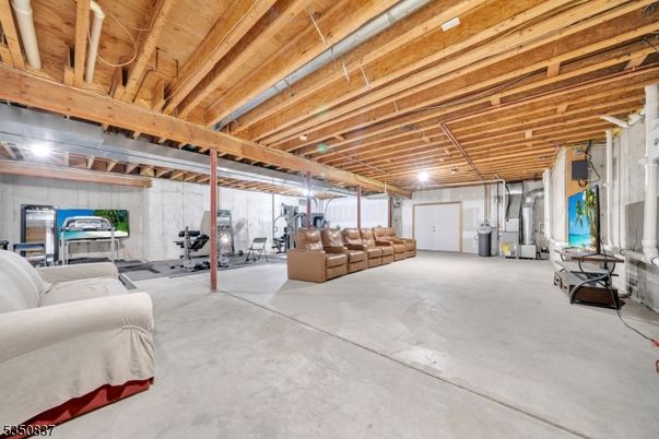 Fitness Equipment, Interior, Wooden Beams, Wooden Ceilings