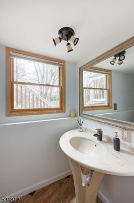 Bathroom, Interior, Wood Texture Flooring