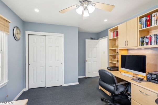 Home Office, Interior, Recessed Lighting