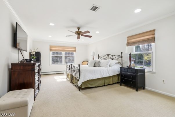 Bedroom, Interior, Recessed Lighting