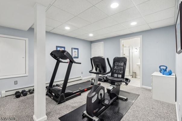 Fitness Equipment, Interior, Recessed Lighting