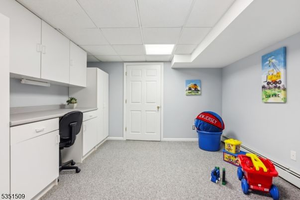 Home Office, Interior, Recessed Lighting