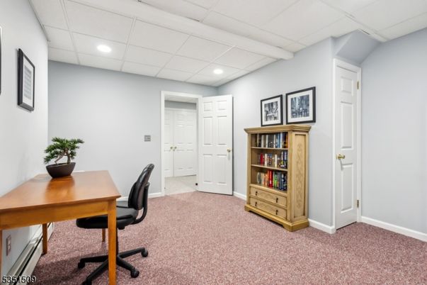 Home Office, Interior, Recessed Lighting