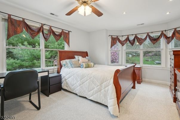 Bedroom, Interior, Recessed Lighting