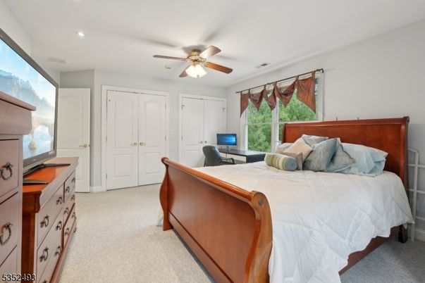 Bedroom, Interior, Recessed Lighting