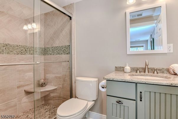 Bathroom, Glass Shower, Interior