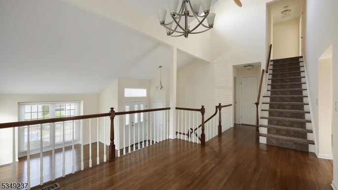 Chandelier, Interior, Wood Texture Flooring
