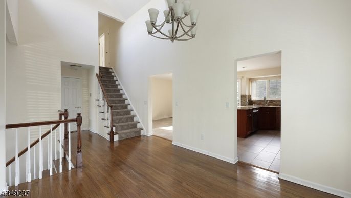 Chandelier, Interior, Wood Texture Flooring