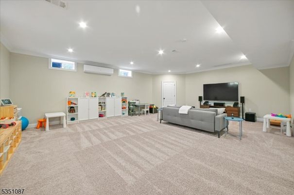 Interior, Living room, Recessed Lighting