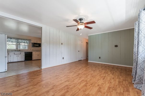 Empty room, Interior, Kitchen, Wood Texture Flooring