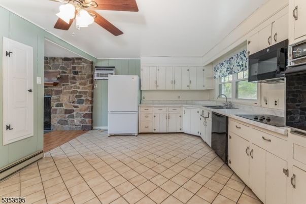 Interior, Kitchen, Stone Walls