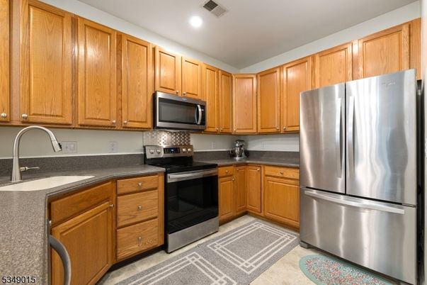 Interior, Kitchen, Recessed Lighting, Stainless Steel Appliances