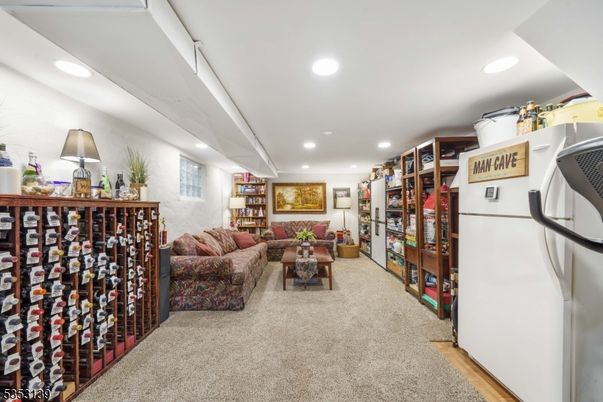 Interior, Living room, Recessed Lighting
