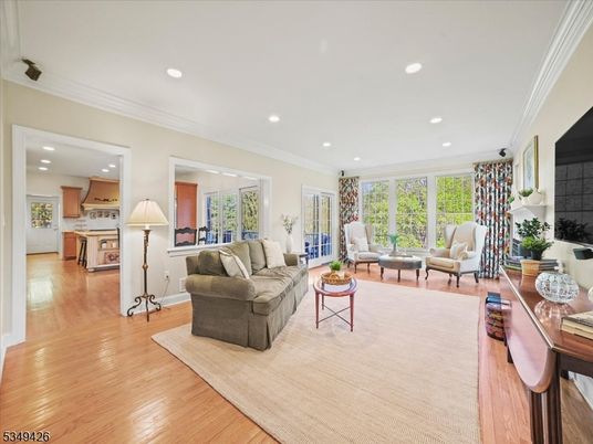 Interior, Kitchen, Living room, Recessed Lighting, Wood Texture Flooring