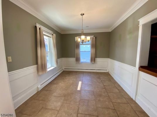 Chandelier, Empty room, Interior