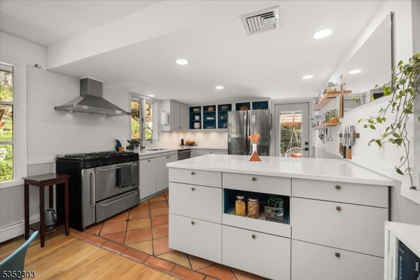 Interior, Kitchen, Recessed Lighting, Stainless Steel Appliances