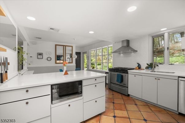 Interior, Kitchen, Recessed Lighting, Stainless Steel Appliances